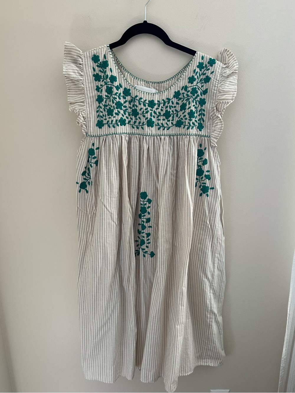 Pink Chicken x Allegra & Luca Oaxaca Embroidered Shift Dress